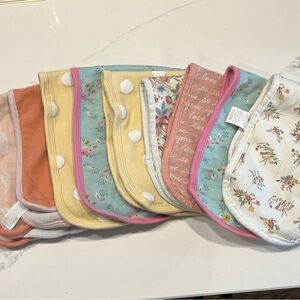 Assorted burp cloths